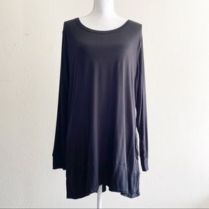 NWOT Warm Essentials Black Tunic Top XXL